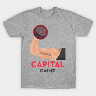 Capital Gainz - Funny Capital Gains Accounting & Finance T-Shirt